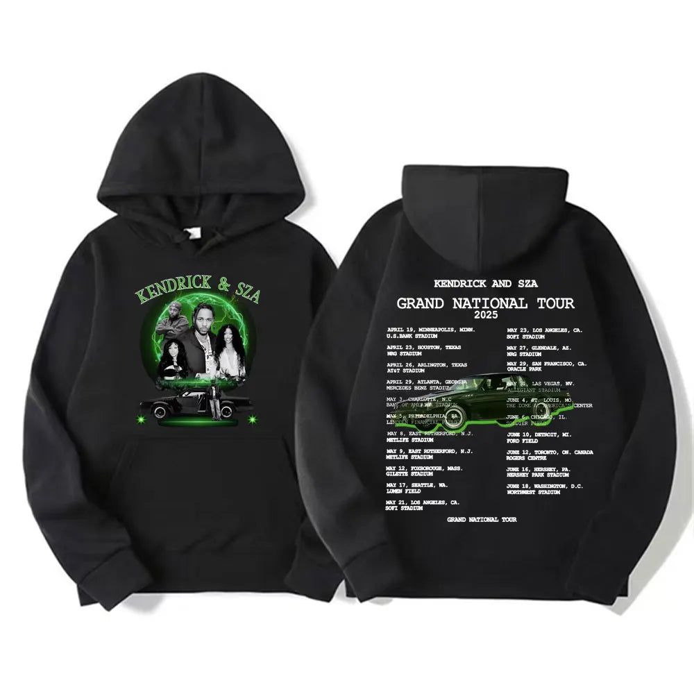 Kendrick Lamar Album Hoodies to Pimp a Butterfly Tracklist Graphic Hoodie Men'S Women Harajuku Aesthetic Long Sleeve Sweatshirts