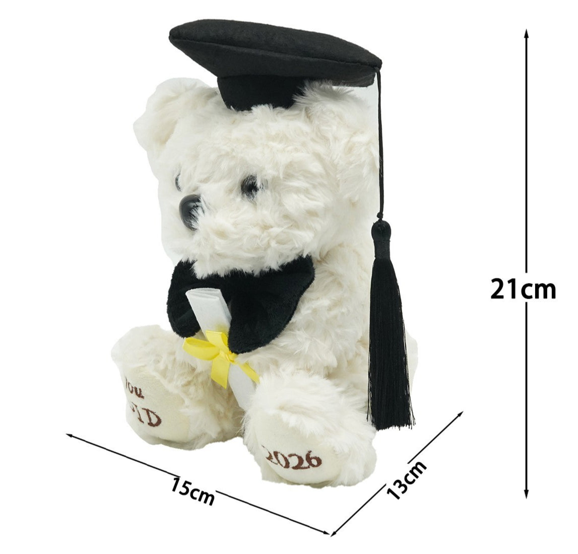 2026 Graduation Bears Plush Teddy Bear Stuffed Animal for Graduation Gift