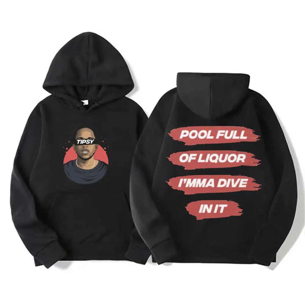 Kendrick Lamar Album Hoodies to Pimp a Butterfly Tracklist Graphic Hoodie Men'S Women Harajuku Aesthetic Long Sleeve Sweatshirts