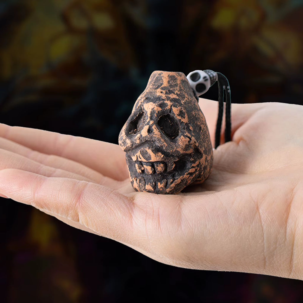Aztec Death Whistle Human Screaming Sounds Aztec Death Whistle Loud Human Scream for Halloween Cosplay Party Outdoor Activity