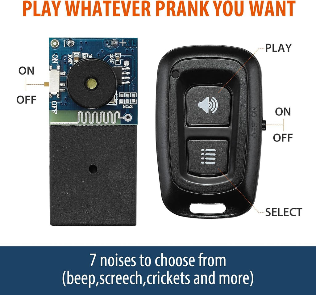 Cricket Noise Maker Prank with Remote Control,Hidden Prank Noise Maker