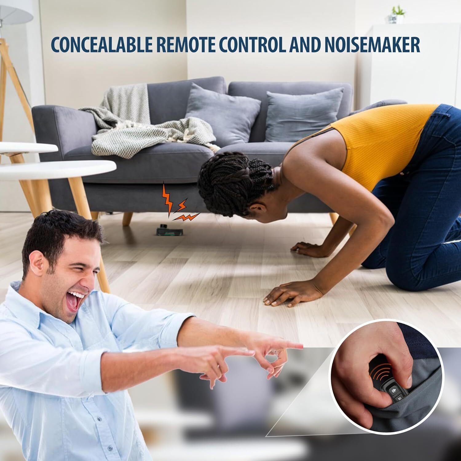 Cricket Noise Maker Prank with Remote Control,Hidden Prank Noise Maker