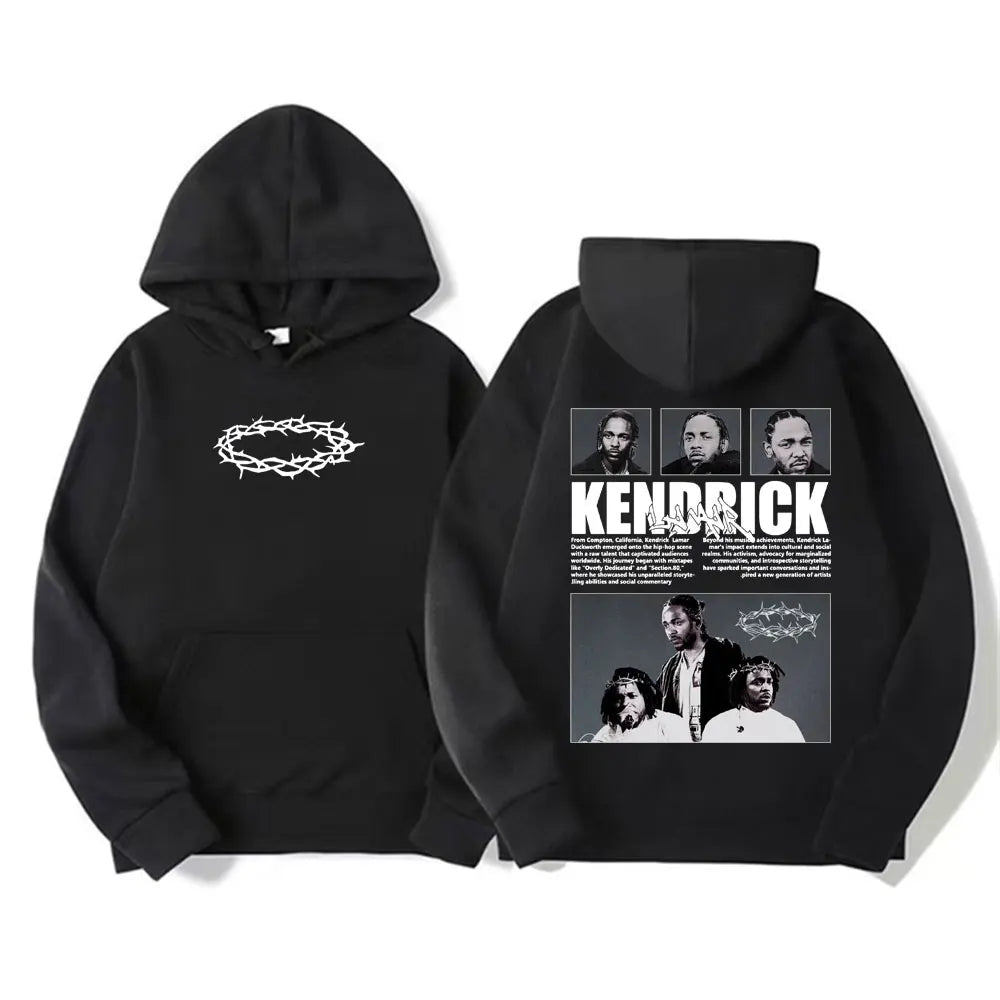 Kendrick Lamar Album Hoodies to Pimp a Butterfly Tracklist Graphic Hoodie Men'S Women Harajuku Aesthetic Long Sleeve Sweatshirts