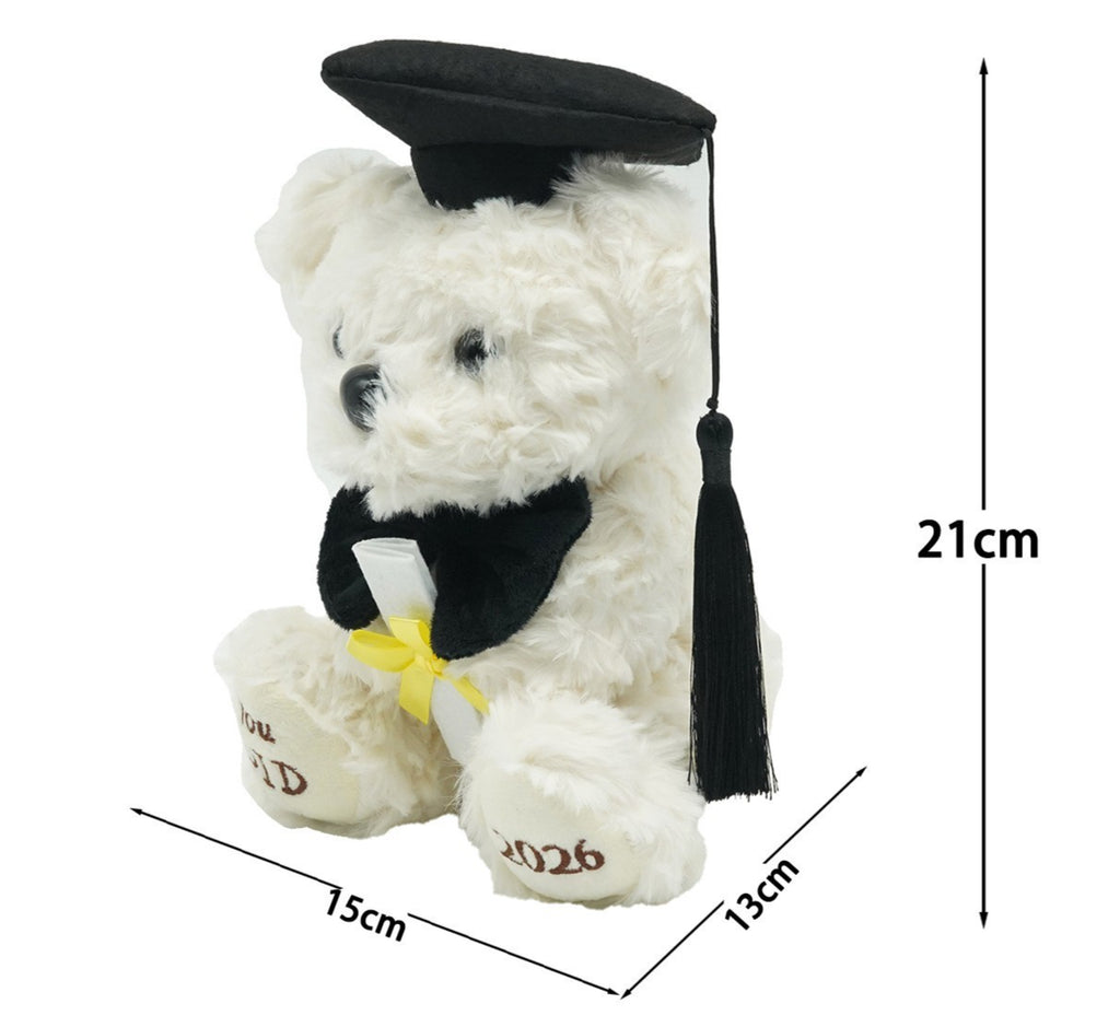 2026 Graduation Bears Plush Teddy Bear Stuffed Animal for Graduation Gift