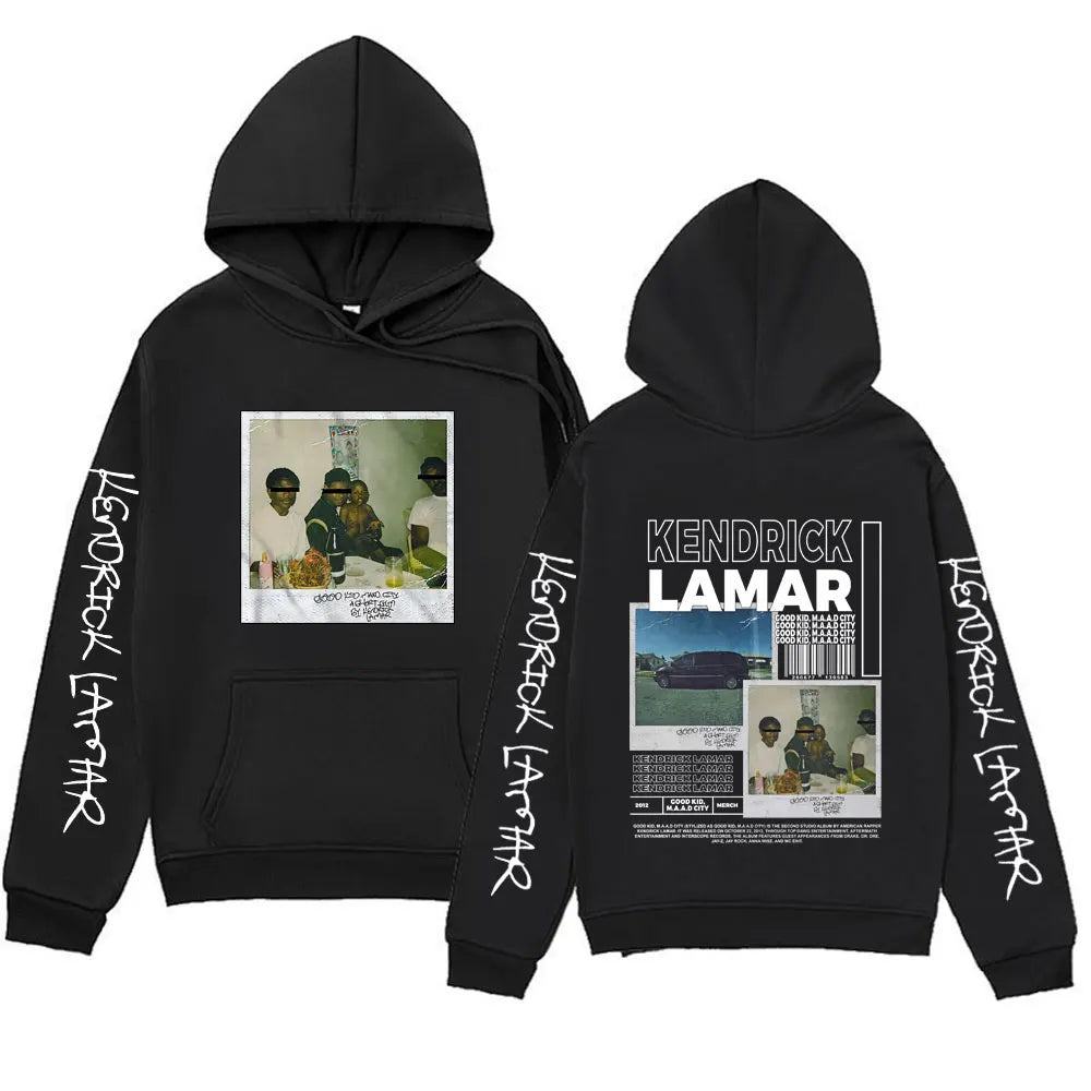 Kendrick Lamar Album Hoodies to Pimp a Butterfly Tracklist Graphic Hoodie Men'S Women Harajuku Aesthetic Long Sleeve Sweatshirts