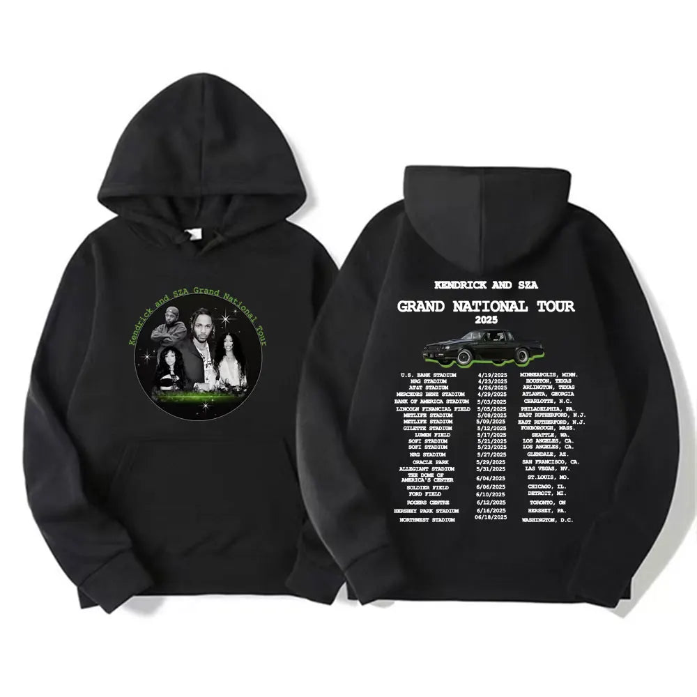 Kendrick Lamar Album Hoodies to Pimp a Butterfly Tracklist Graphic Hoodie Men'S Women Harajuku Aesthetic Long Sleeve Sweatshirts