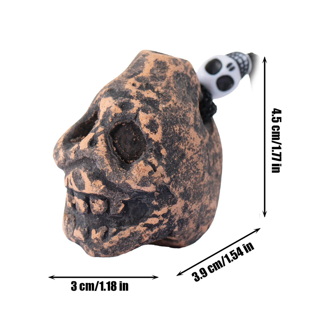 Aztec Death Whistle Human Screaming Sounds Aztec Death Whistle Loud Human Scream for Halloween Cosplay Party Outdoor Activity