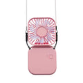 Mini Hanging Neck Fans Portable Folding USB Fans Mute Power Bank Portable Handheld Desktop Multi Function