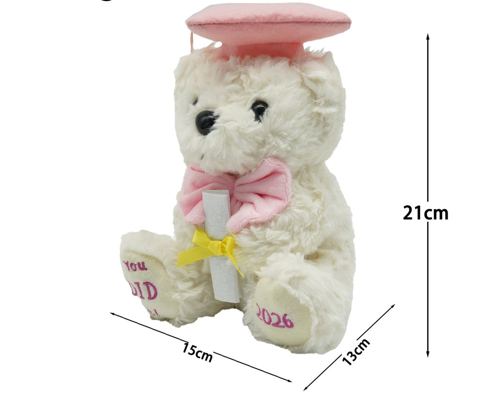 2026 Graduation Bears Plush Teddy Bear Stuffed Animal for Graduation Gift