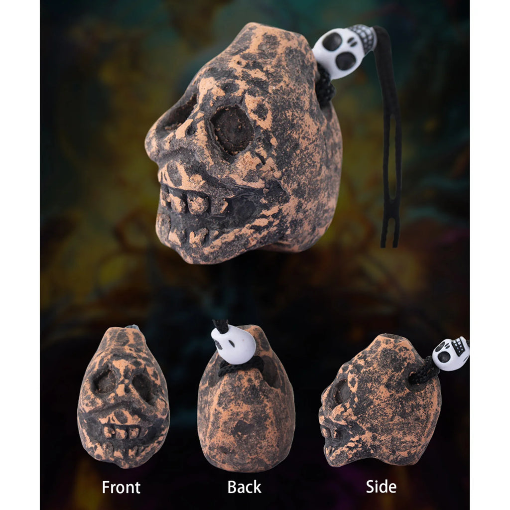 Aztec Death Whistle Human Screaming Sounds Aztec Death Whistle Loud Human Scream for Halloween Cosplay Party Outdoor Activity